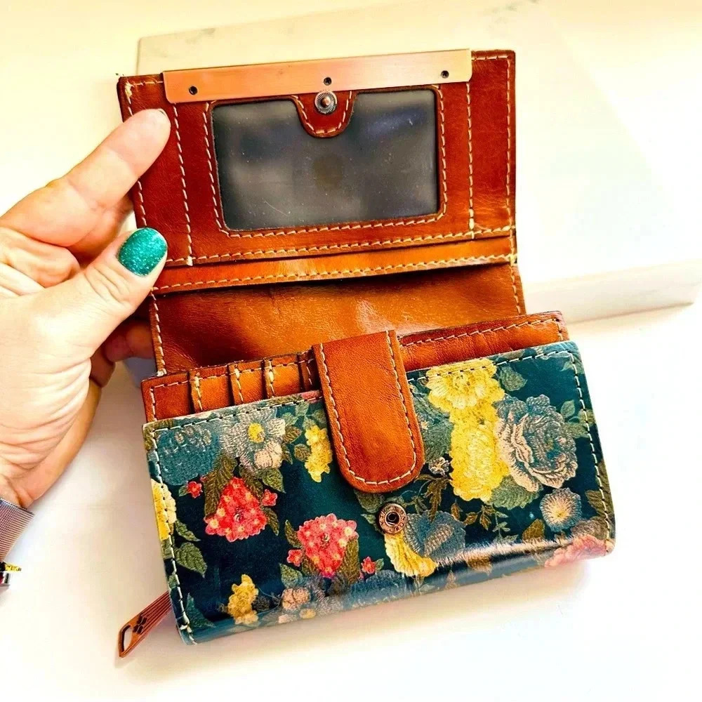Patricia Nash Cametti Leather Wallet RFID Safety - Picture 5 of 10